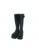 Black 3.9" Heel High Charming Synthetic Leather Round Toe Cross Straps Platform Girls Lolita Boots