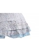 Sweet Sky-blue Short Sleeveless Girls Cotton Lolita Dress