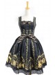 Black Velvet Bow Lace Classic Lolita Dress