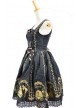 Black Velvet Bow Lace Classic Lolita Dress