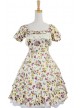 Short Sleeves Lovely 100% Cotton Lolita Dress