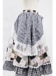 Beautiful Floral Double-Layer Terylene Lace Trim Lolita Skirt