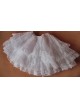 Gothic White Organza Layered Lolita Skirt