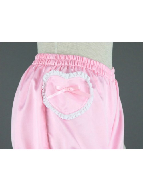 Pink Cute Cotton Lace Lolita Bloomers