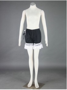 Black Sweet Cotton Lace Lolita Bloomers