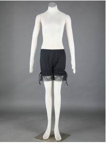 Black Cute Cotton Lace Lolita Bloomers