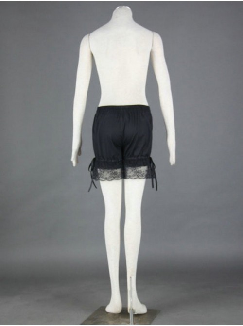 Black Cute Cotton Lace Lolita Bloomers