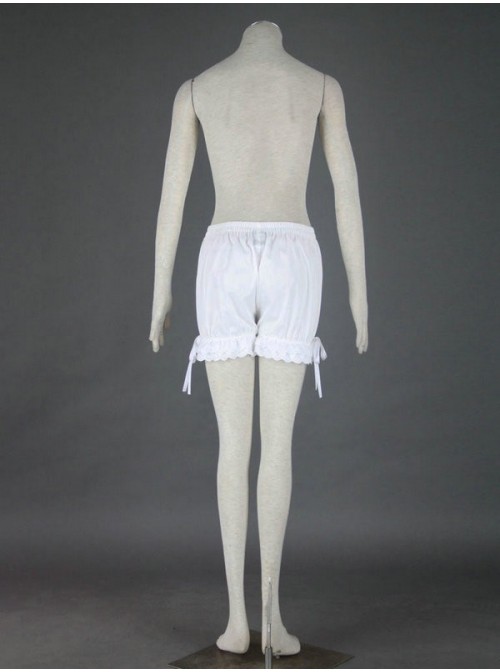White Lovely Cotton Lace Lolita Bloomers