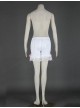 White Sweet Cotton Lace Lolita Bloomers