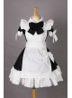 Short Sleeves Cotton Cosplay Maid Costume