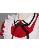 Red Short Sleeves Lovely Cosplay Maid Costume