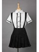 Short Sleeves Cotton Sweet Cosplay Maid Costume