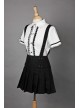 Short Sleeves Cotton Sweet Cosplay Maid Costume