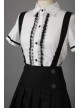 Short Sleeves Cotton Sweet Cosplay Maid Costume