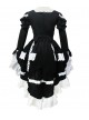 Black and White Cotton Cosplay Maid Costume