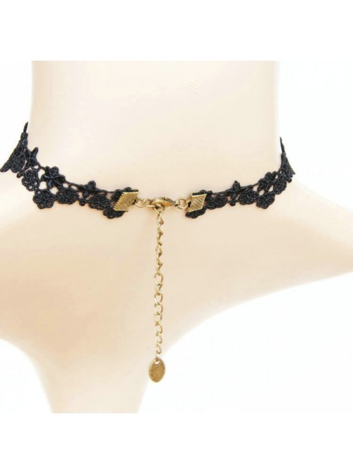 Black Sexy Lace Lolita Necklace