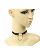 Slender And Concise Black Lolita Necklace
