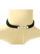 Slender And Concise Black Lolita Necklace