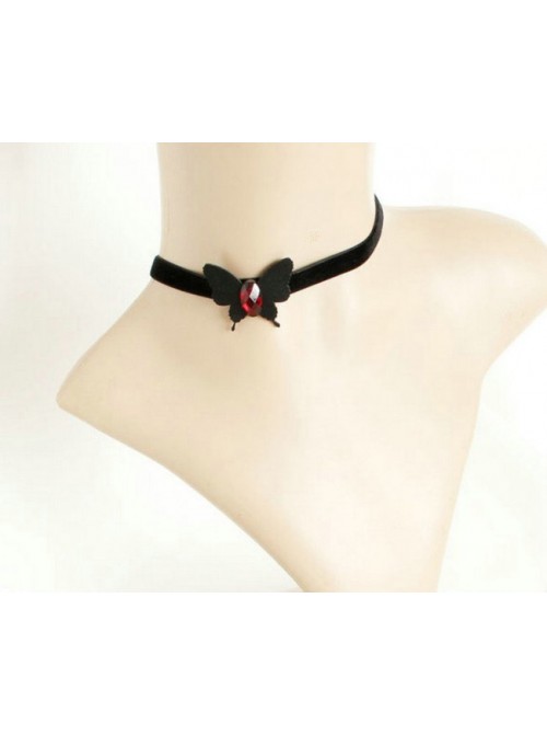 Black Modern Simple Style Lolita Necklace
