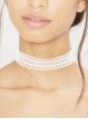 Cute White Lace Lady Lolita Necklace