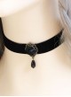 Gothic Black Rose Lolita Necklace