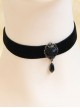 Gothic Black Rose Lolita Necklace