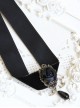 Gothic Black Rose Lolita Necklace