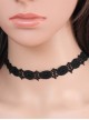 Gothic Retro Black Lace Lolita Necklace