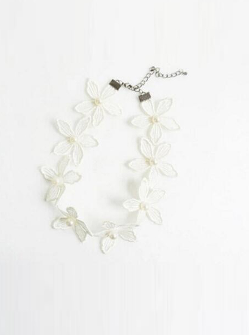Sweet White Lace Lolita Necklace