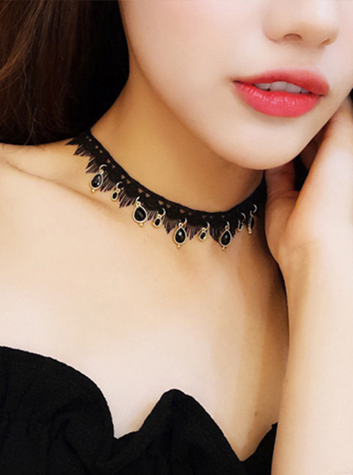 Gothic Victorian Style Lady Lolita Choker