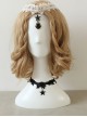 Gothic Black Lace Star Pendant Lolita Necklace