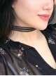 Gothic Black Transparent Lace Lady Lolita Necklace