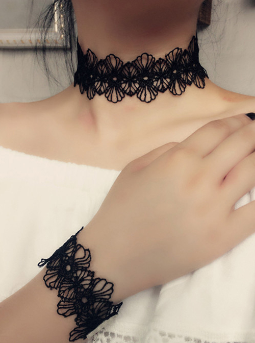 Charming Black Gothic Lady Lolita Necklace