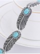 Silver Feather Girls Lolita Necklace