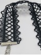 Gorgeous Black Delicate Lace Lolita Necklace