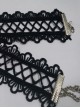 Gorgeous Black Delicate Lace Lolita Necklace