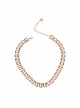 Champagne Concise Copper Lolita Choker