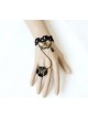 Retro Lace Venice Mask Butterfly Lolita Bracelet And Ring Set