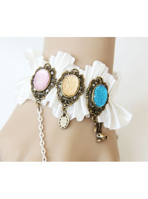 Romantic Western Style Handmade Lolita Bracelet And Ring Set