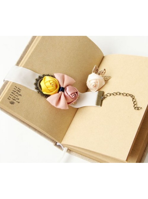 Sweet Floral Girls Lolita Bracelet And Ring Set