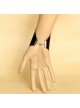 Handmade Black Concise Leather Lolita Wrist Strap