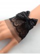 Handmade Black Lace Bowknot Lady Lolita Wrist Strap