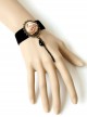 Elegant Concise Black Lady Lolita Bracelet And Ring Set