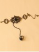 Handmade Black Lace Cobweb Laday Lolita Bracelet And Ring Set