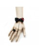 Cute Black Bowknot Lolita Bracelet And Ring Set