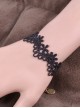 Concise Black Lace Lolita Wrist Strap