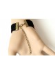 Beautiful Rose Bead Pendant Girls Lolita Wrist Strap
