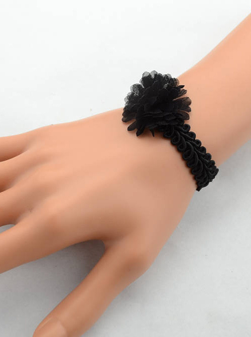 Special Black Lace Fashion Girls Lolita Wrist Strap