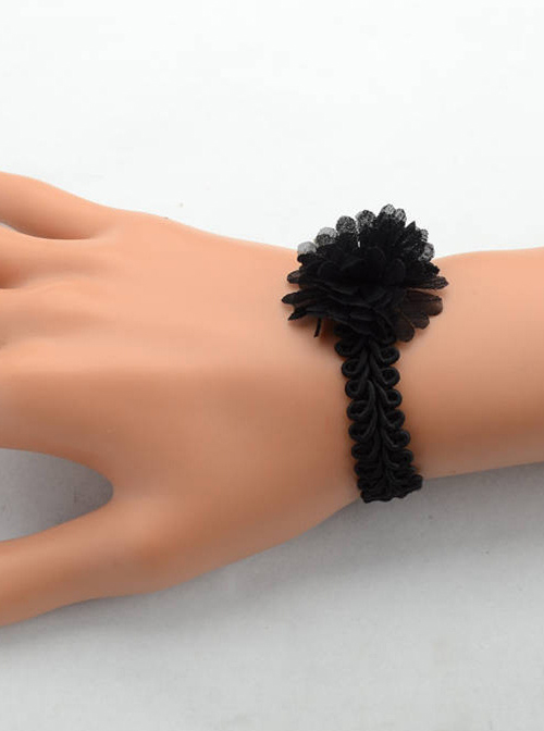 Special Black Lace Fashion Girls Lolita Wrist Strap