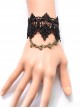 Elegant Black Lace Lady Lolita Wrist Strap